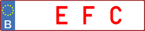 Truck License Plate